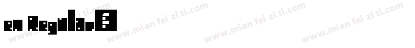 en Regular字体转换
